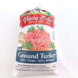 All Natural Ground Turkey half breast thigh