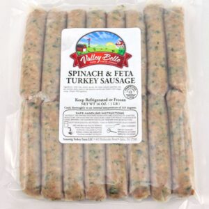 Spinach & Feta Turkey Sausage 1 oz. Fingers