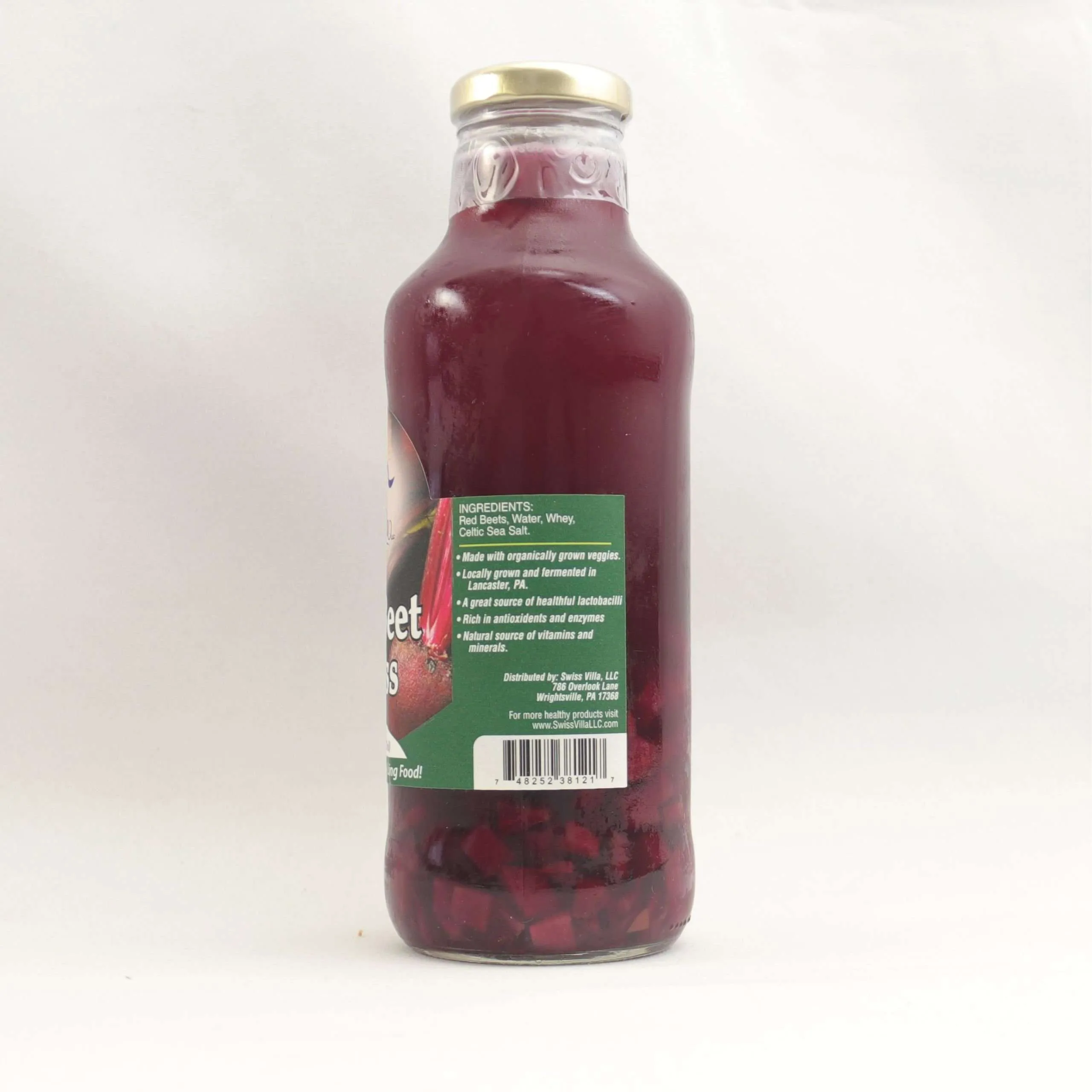 Lacto-Fermented Red Beet Kvass | 16 oz Pint - Image 2