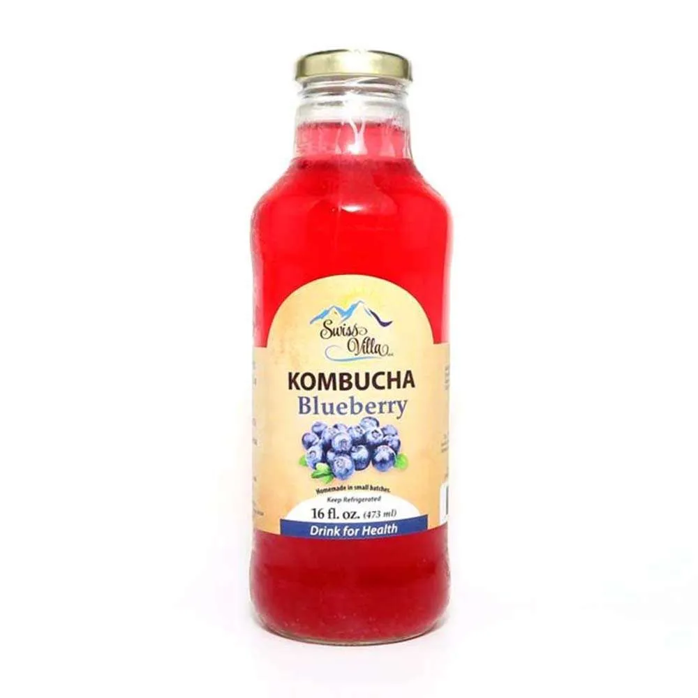 16oz. Blueberry Kombucha