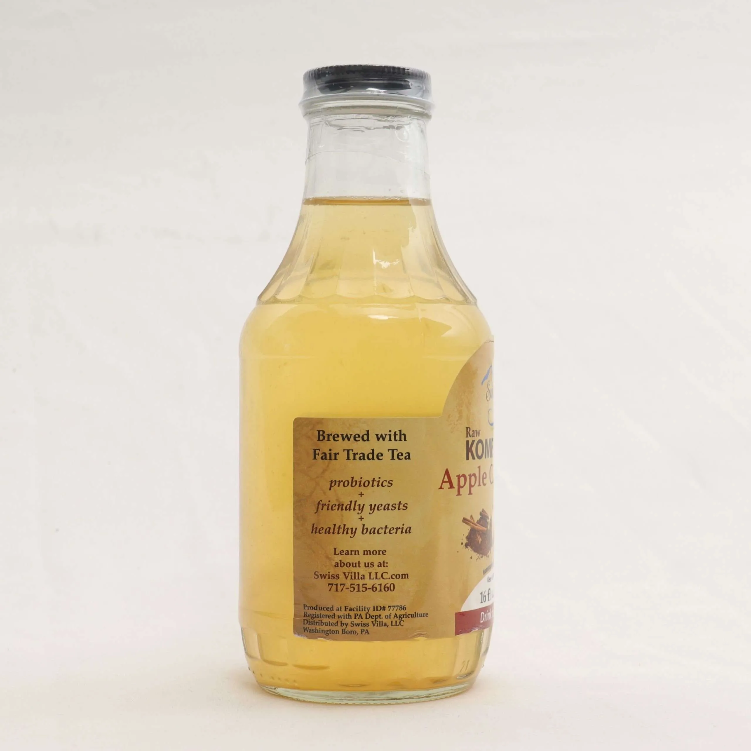 16oz. Apple Cinnamon Kombucha - Image 2