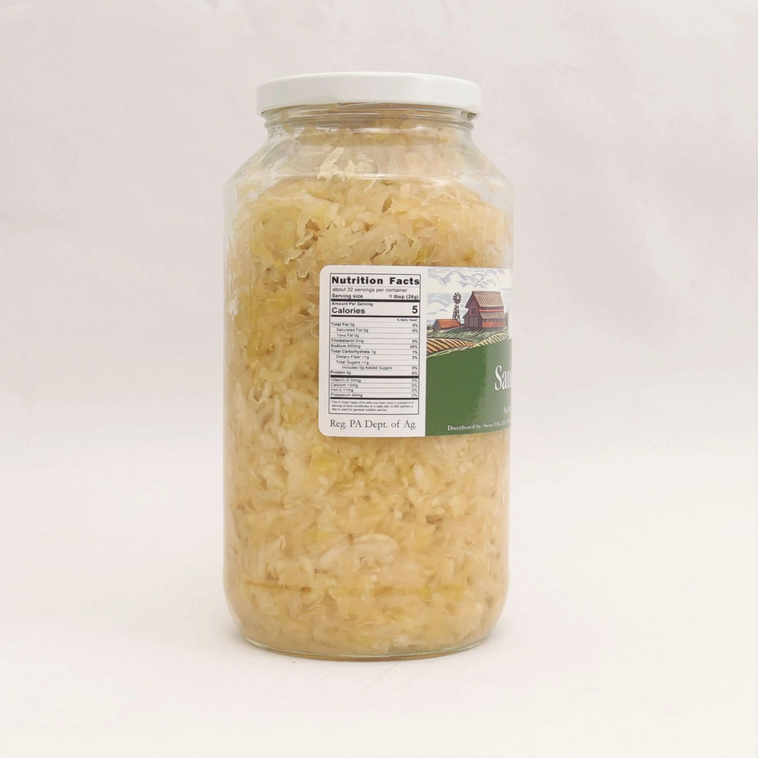 Quart Sauerkraut  | 32 oz Quart - Image 2