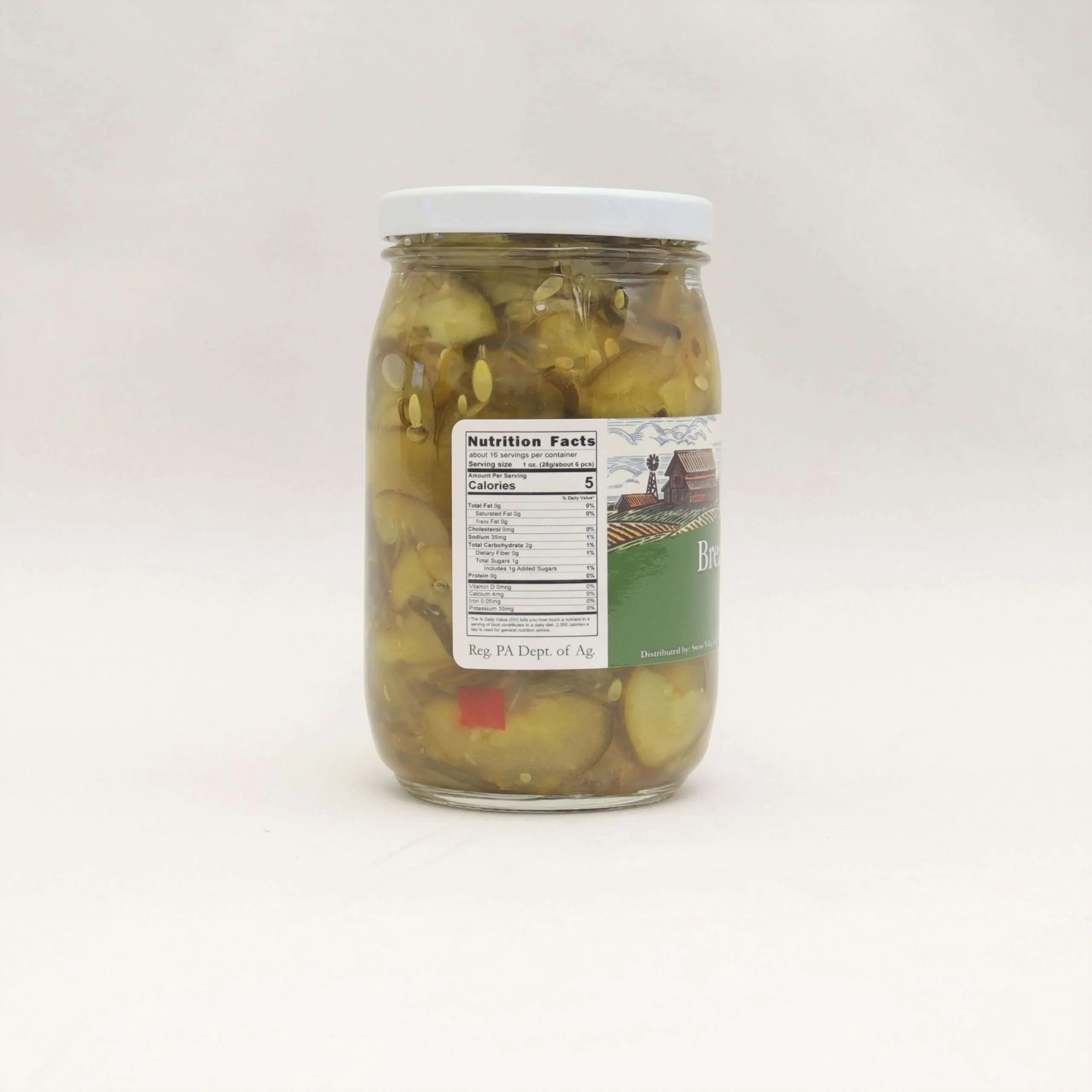 Bread & Butter Pickles  | 16 oz Pint - Image 2