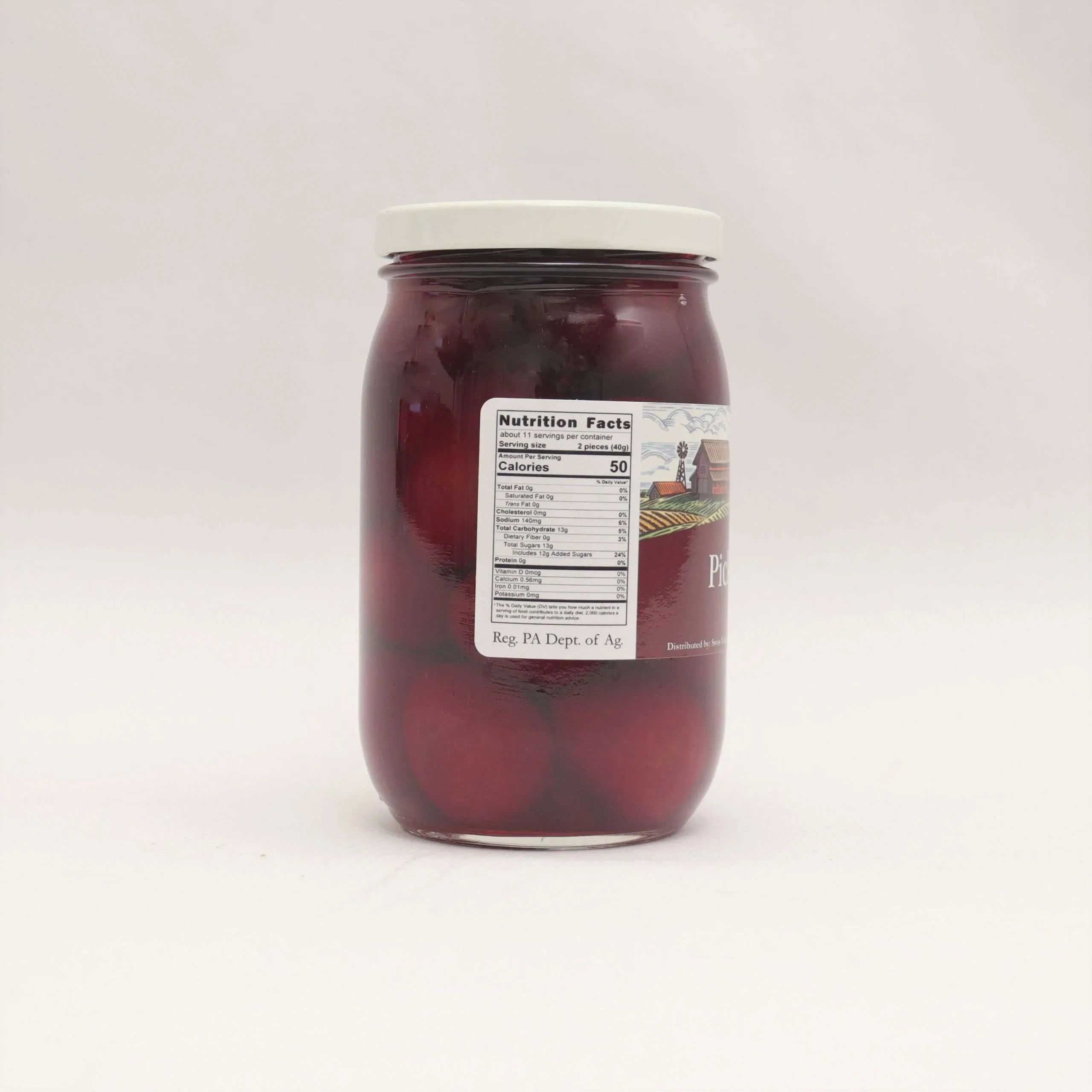 Pickled Red Beets | 16 oz Pint - Image 2