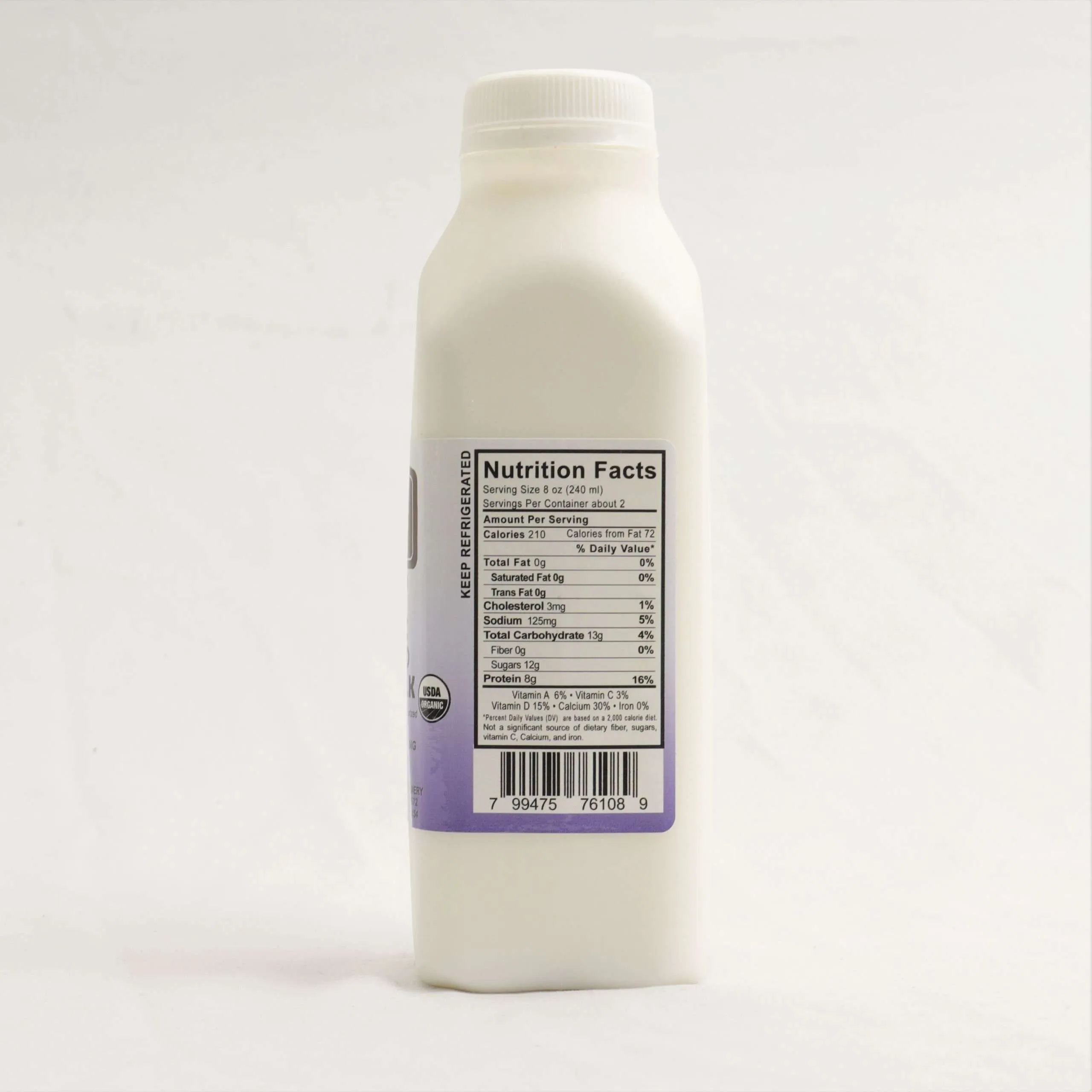 Organic Cultured Buttermilk Non Fat 100% Grass Fed | 1 Pint | Oasis Creamery - Image 2