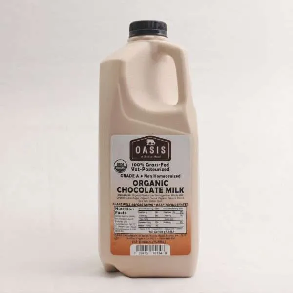 Oasis Organic Chocolate Milk | From 100% Grass Fed Milk