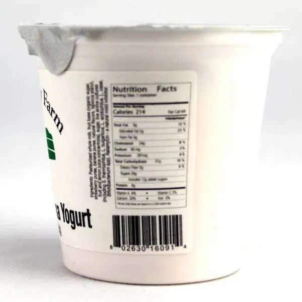 Strawberry Banana Yogurt  | From Grass Fed Jersey Whole Milk | 6 oz - Image 2