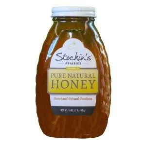 1 lb. Strained Wildflower Honey in Classic Honey Jar
