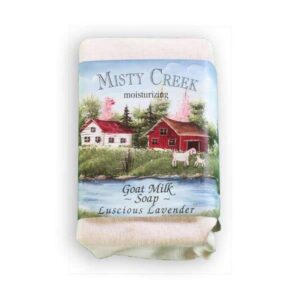 Luscious Lavendar Misty Creek Goat Milk Soap | 3 oz. bar