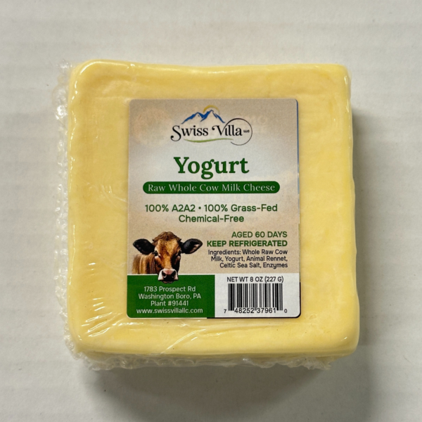 100% Grass Fed A2/A2 Raw Yogurt Cheese | 8 oz