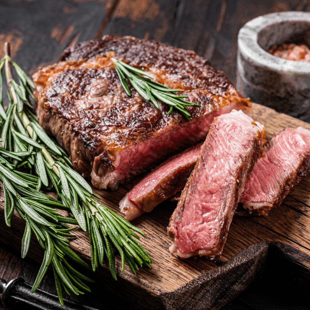 100% Grass-Finished Delmonico Steak | Organically Farmed Approximately 1 lb
