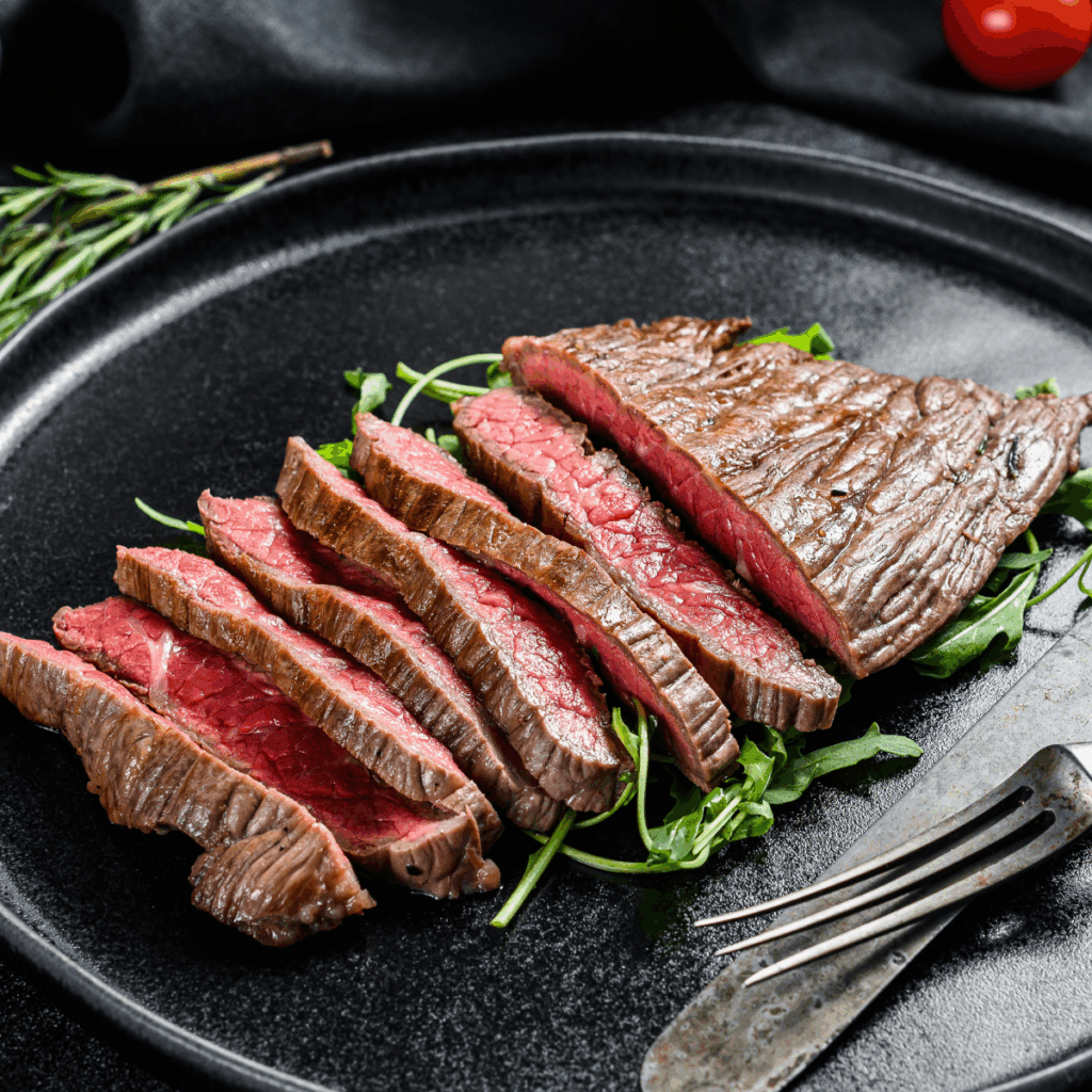 100% Grass-Finished Flank Steak | Organically Farmed Approximately 1lb