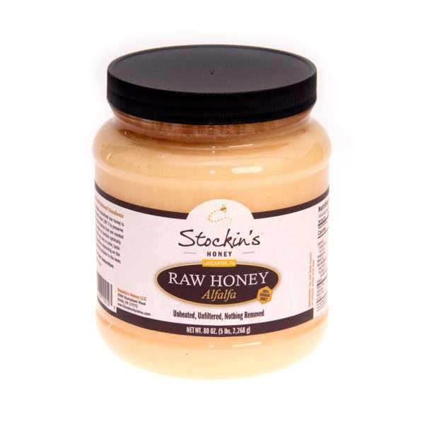 5 lb. Raw Alfalfa Honey