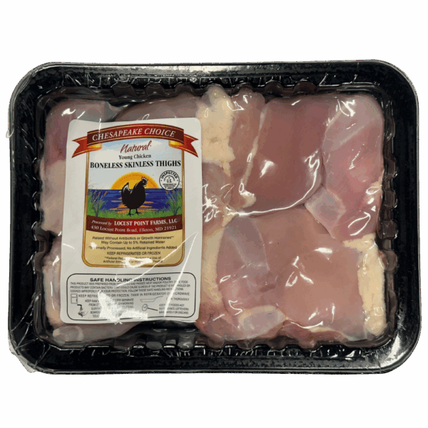All Natural Boneless Chicken Thighs | 1 lb | No Antibiotics or Hormones Raised On Small Family Farm - Image 2