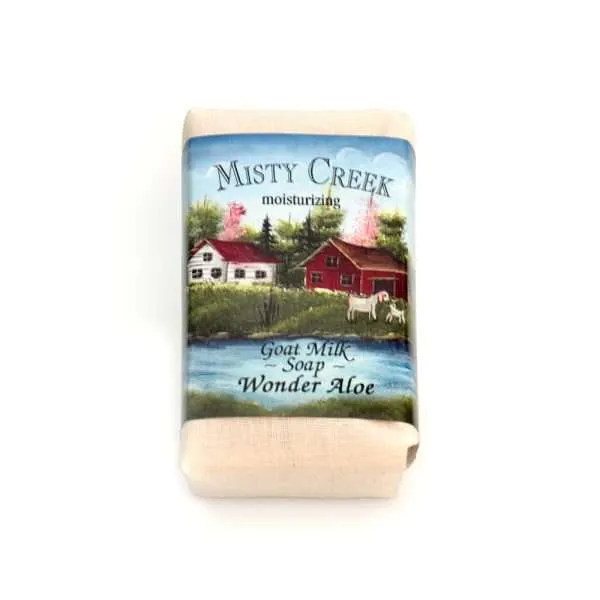 Wonder Aloe Misty Creek Goat Milk Soap | - 3 oz. bar