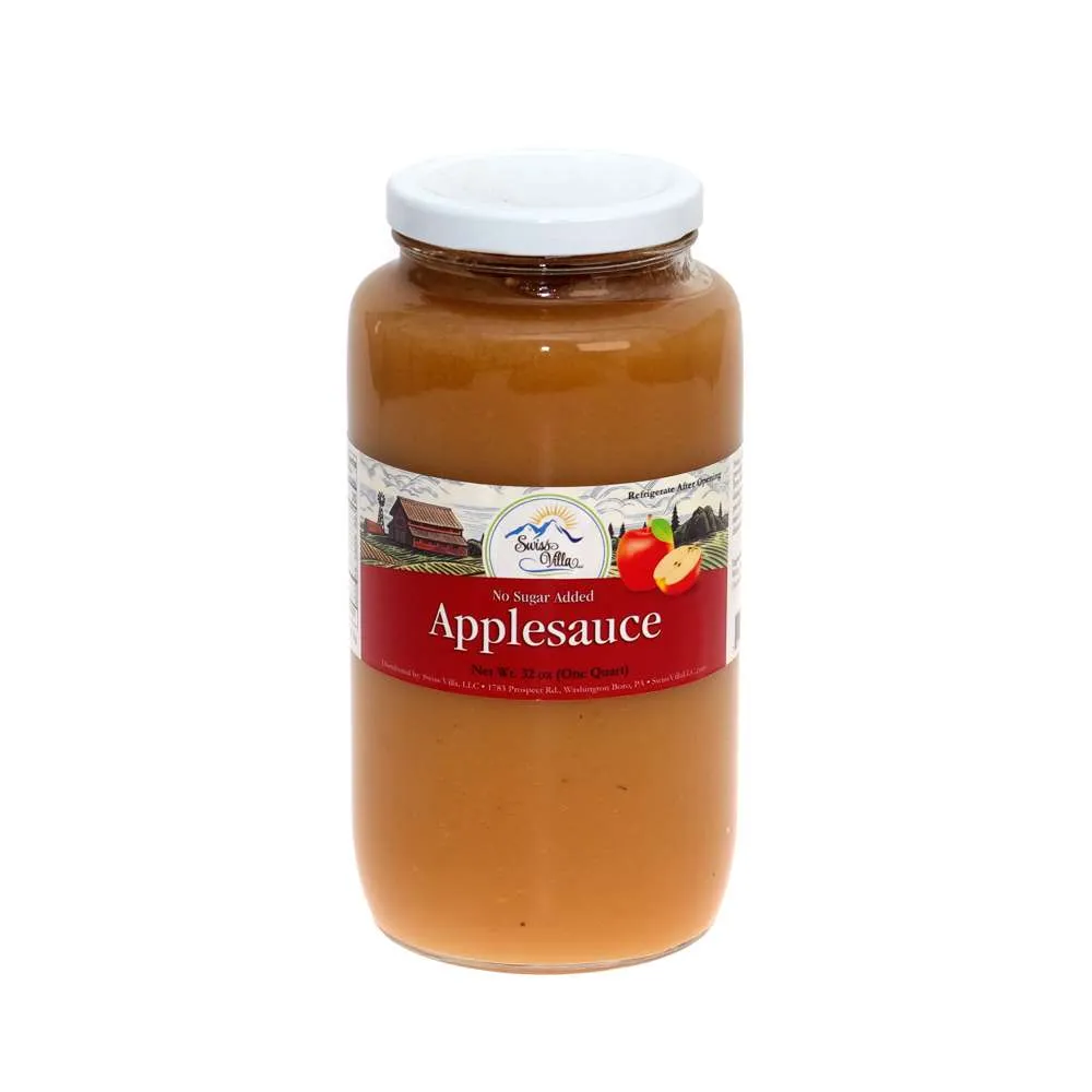 All Natural No Sugar Added Applesauce | Homemade on Amish Farm | 32 oz Quart