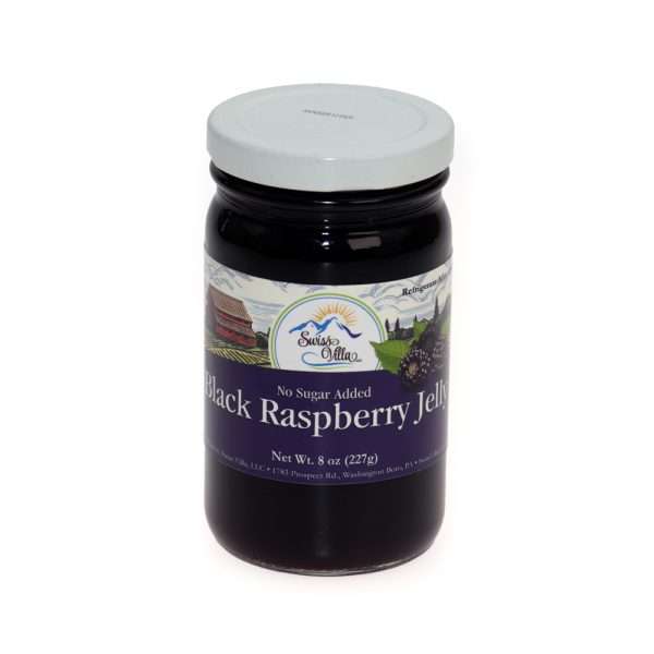 8 oz. Black Raspberry Jelly No Sugar Added