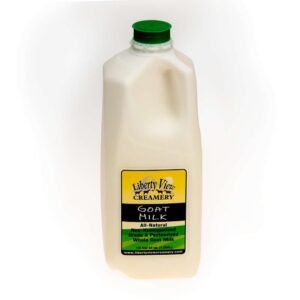 Liberty View Pasteurized Goat Milk | Grass And Grain Fed Non-Homogenized | Half Gallon