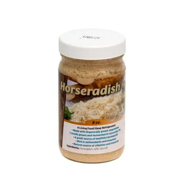 Lacto-fermented Horseradish from organically farmed horseradish | 8oz