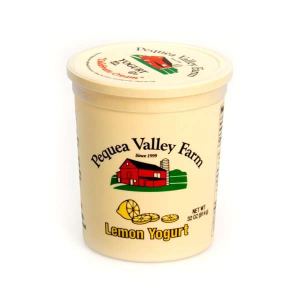 Lemon Yogurt  | From Grass Fed Jersey Whole Milk | 32 oz