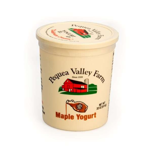 Maple Yogurt  | From Grass Fed Jersey Whole Milk | 32 oz