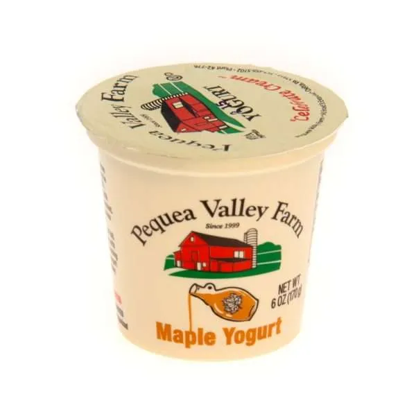 Maple Yogurt | From Grass Fed Jersey Whole Milk | 6 oz