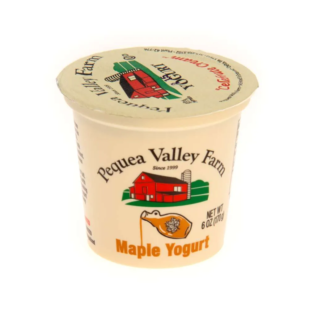 Maple Yogurt | From Grass Fed Jersey Whole Milk