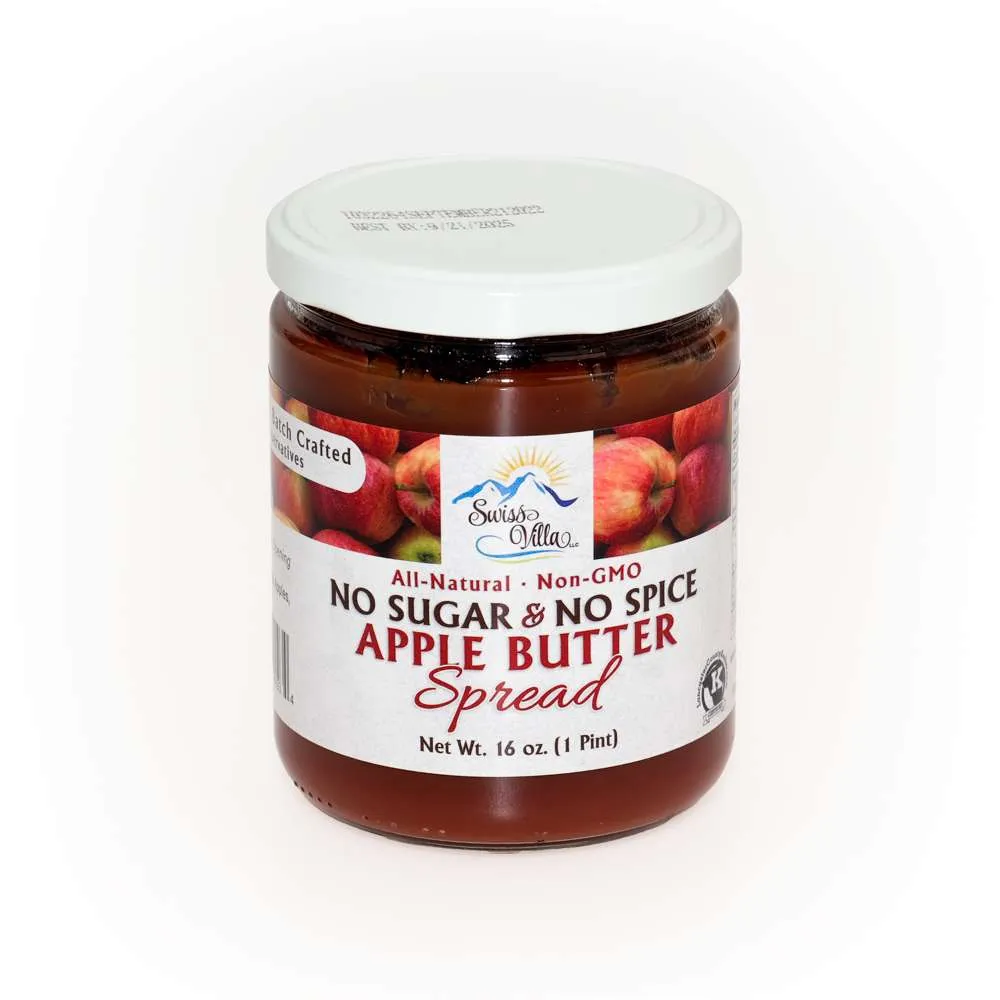 Apple Butter No Sugar & No Spice | Homemade on Amish Farm | 1 Pint