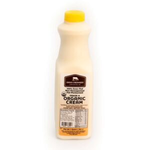 Oasis Organic Pasteurized Cream  | Quart