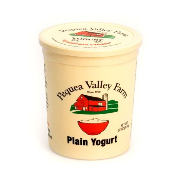 Plain Yogurt  | From Grass Fed Jersey Whole Milk | 32 oz