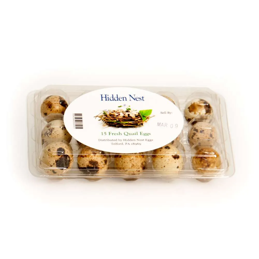 Fresh Quail Eggs Fed A Non GMO Diet | Pack of 15