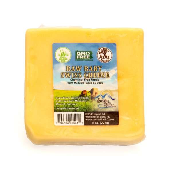 8 oz Baby Swiss Cow Cheese