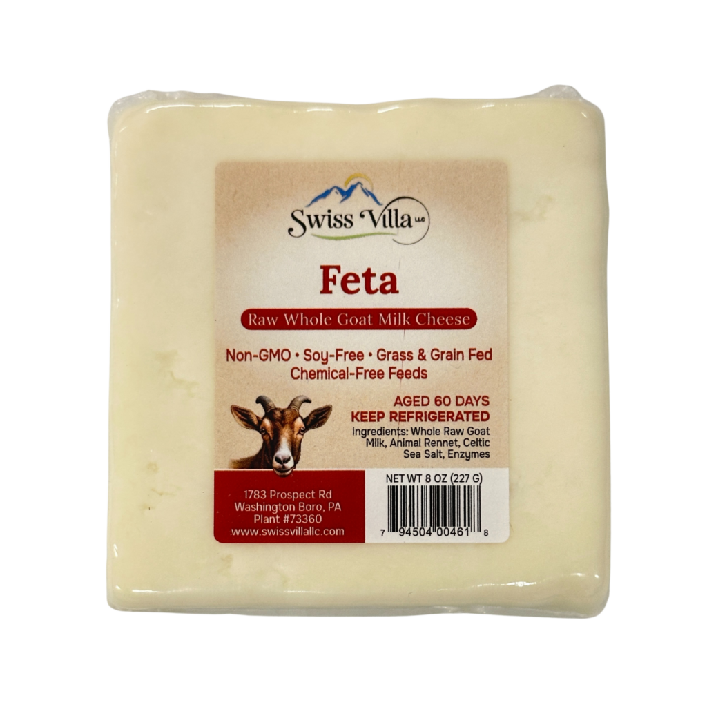 Raw Feta Goat Cheese | From Grass Fed Milk