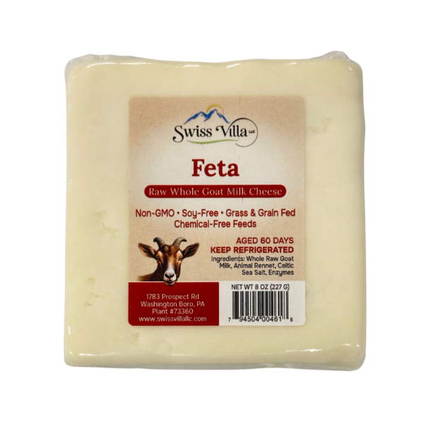Raw Feta Goat Cheese | From Grass Fed Milk