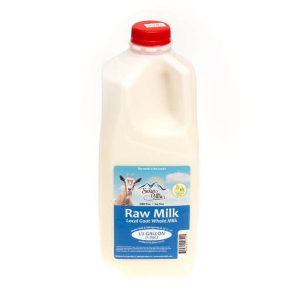 Half Gallon Raw Goat Milk