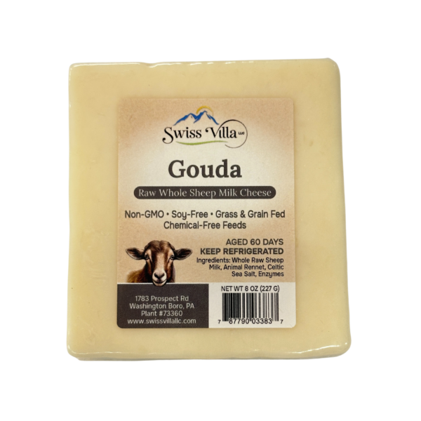 Raw Gouda Sheep Cheese | Grass Fed | 8oz