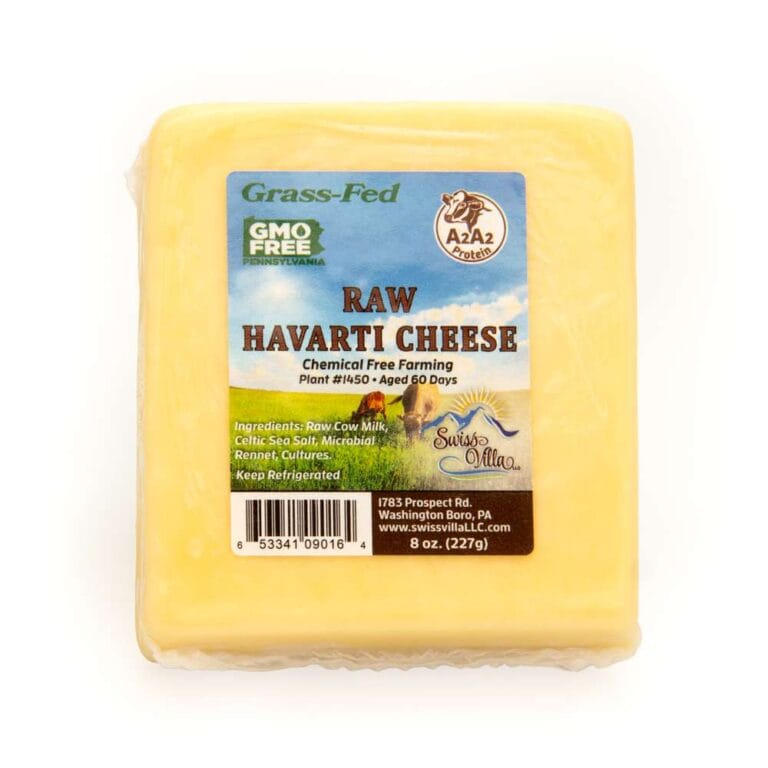 8 oz Havarti Cow Cheese Swiss Villa