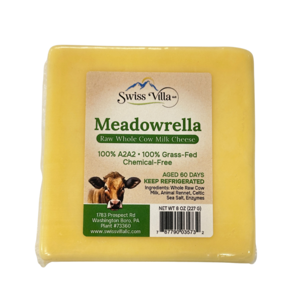 Raw Meadowrella Cow Cheese | From 100% Grass Fed A2/A2 Milk