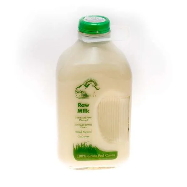 Glass 100% Grass Fed A2/A2 Raw Whole Cow Milk