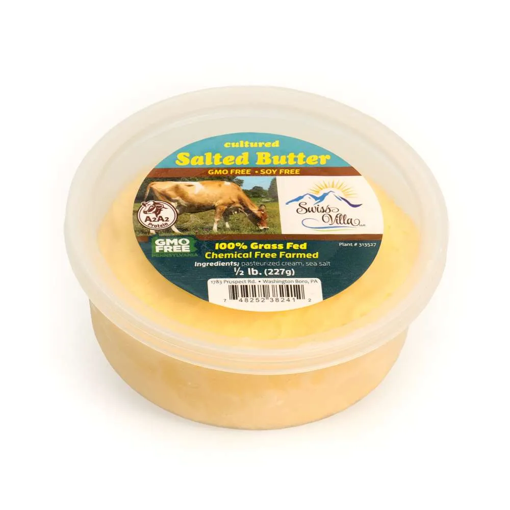 Cultured 100% Grass Fed A2/A2 Butter | Salted