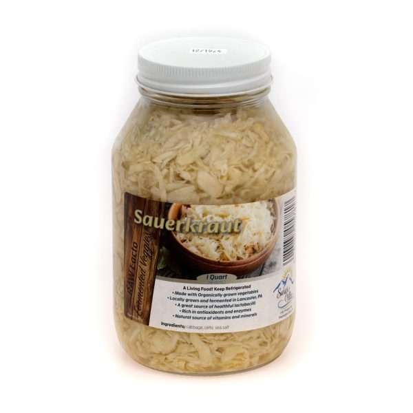 Lacto-Fermented Sauerkraut | 32 oz Quart