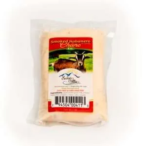Smoked Habanero Chevre | From Grass and Grain Fed Goat Milk | 6 oz