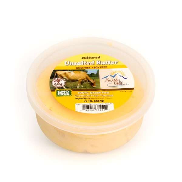 1/2 lb. Cultured Unsalted Butter