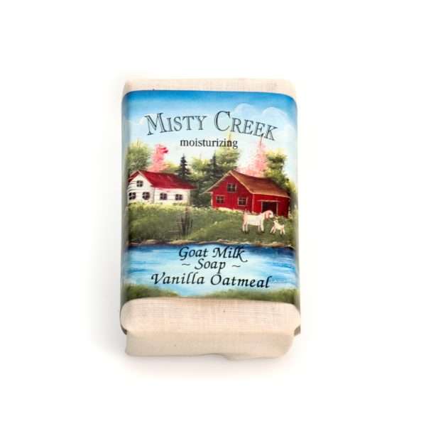 Vanilla Oatmeal Misty Creek Goat Milk Soap | 3 oz. bar