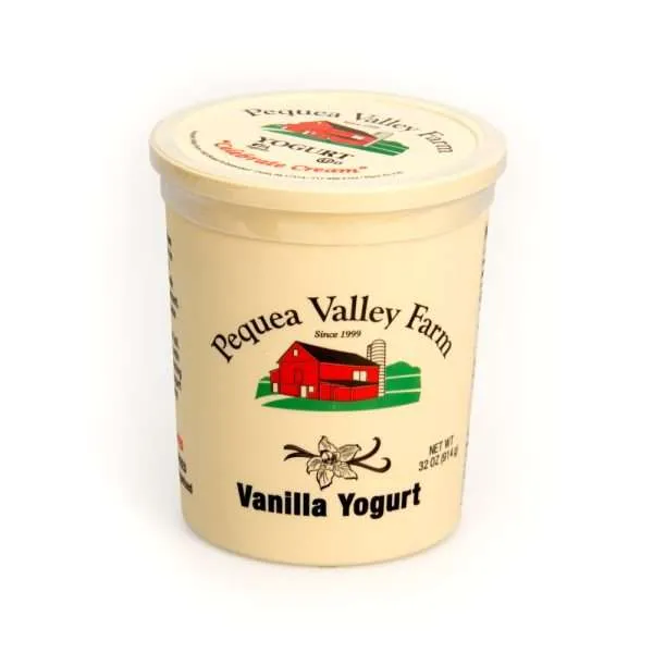 Vanilla Yogurt | From Grass Fed Jersey Whole Milk | 32 oz