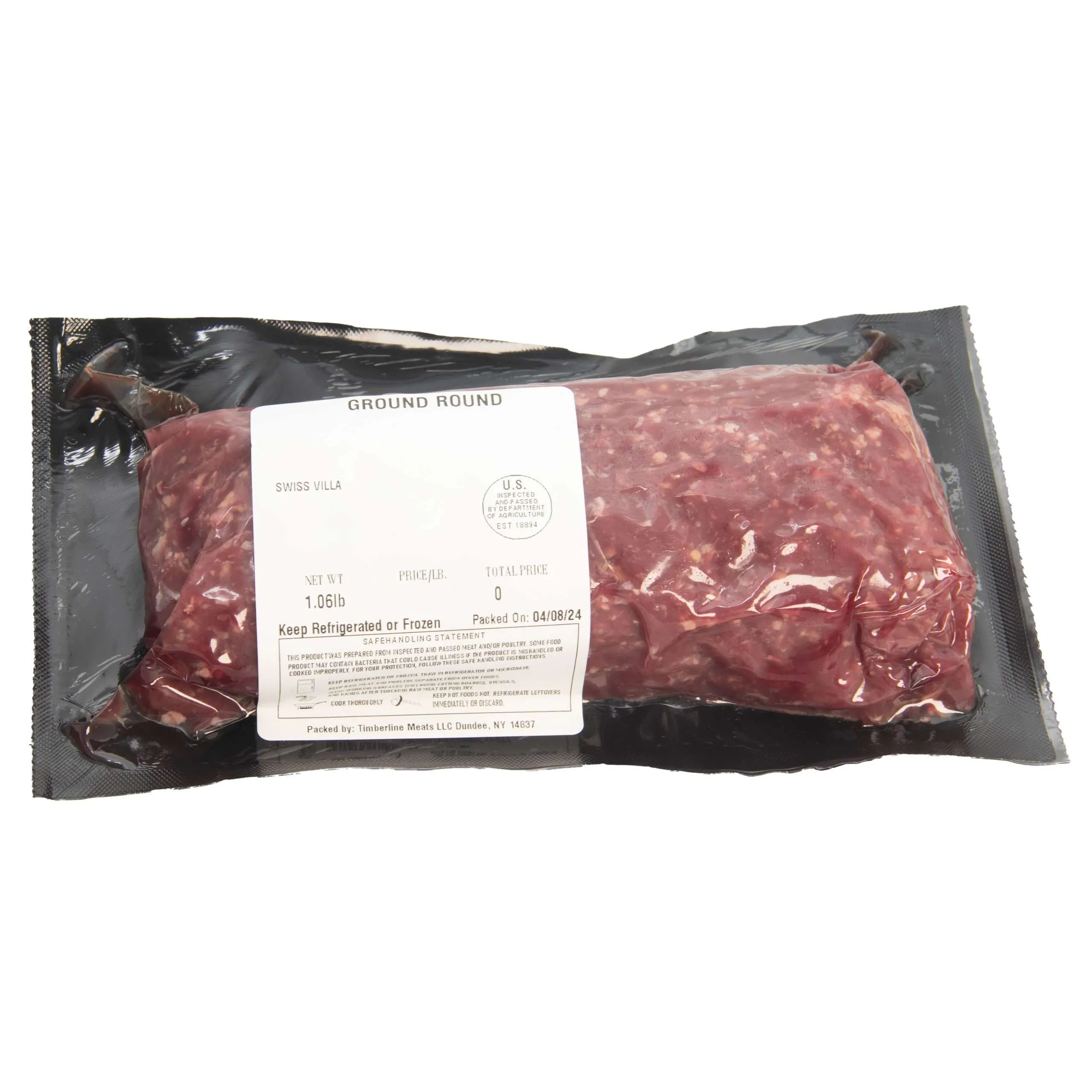 100% Grass Fed Ground Round | Organically Farmed 1 lb