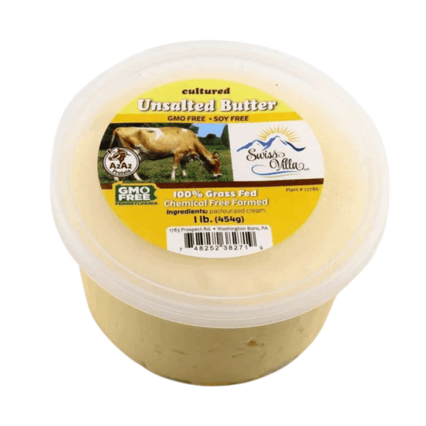Cultured 100% Grass Fed A2/A2 Butter | Unsalted