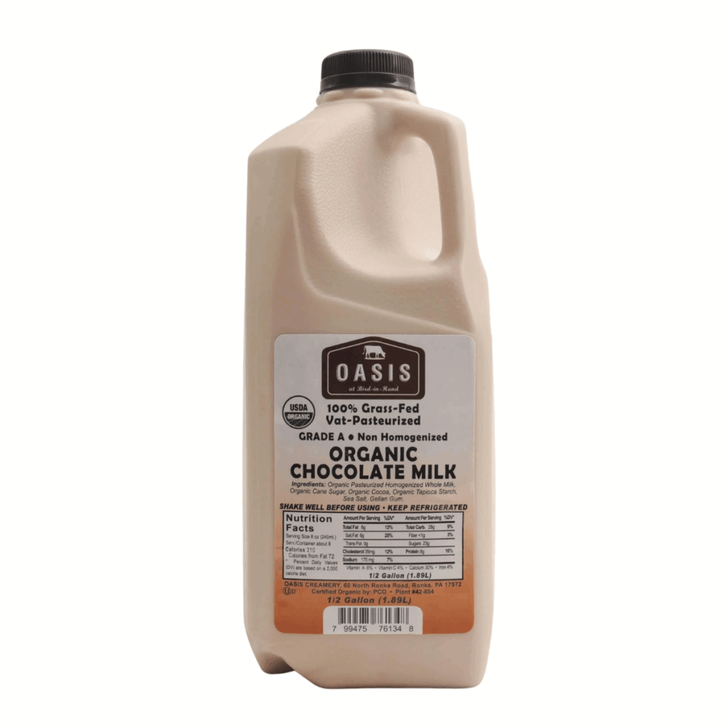Grass Fed Organic Chocolate Milk | Oasis Dairy
