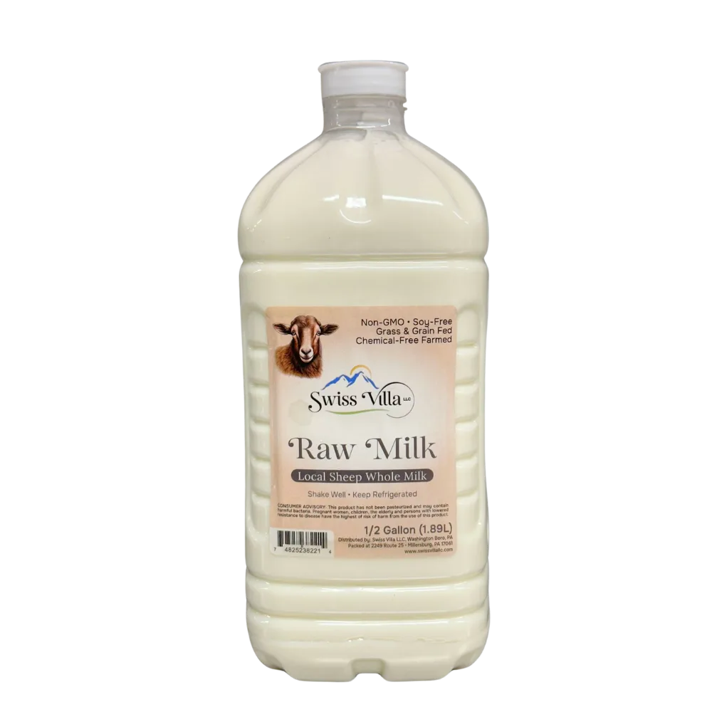 Raw Sheep Milk | Grass and Grain Fed Non GMO