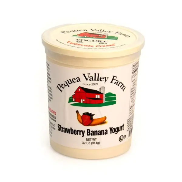 Strawberry Banana Yogurt  | From Grass Fed Jersey Whole Milk
